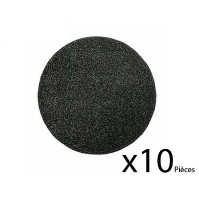 Bosch 2608605497 Lot De 10 Disques Abrasifs pour Meuleuse D'Angle 115 Mm, Grain 80 Fixation Velcro