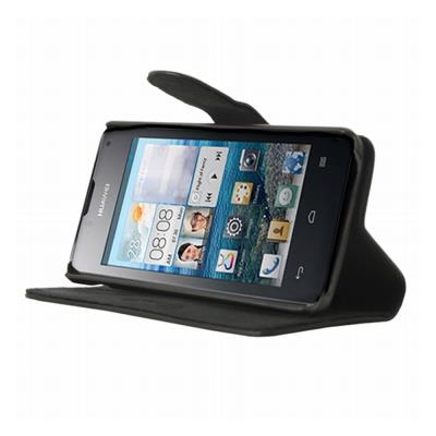 Mocca étui Folio noir pour Huawei Ascend Y300