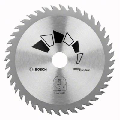 Bosch 2609256813 Standard Lame De Scie Circulaire 40 Dents Carbure Coupe Nette Diamètre 170 Mm Alésage/Alésage avec Bague De Réd