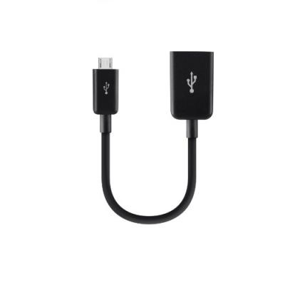 Belkin F2CU014btBLK Adaptateur Micro USB Mâle/USB A Femelle pour Samsung Galaxy S2/S3/S4