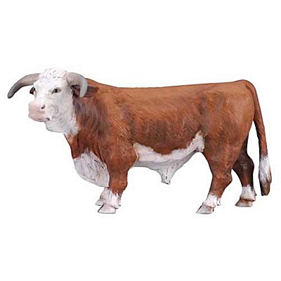 Figurines Collecta - Taureau Hereford
