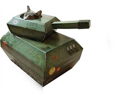 Cabane pour chats - char