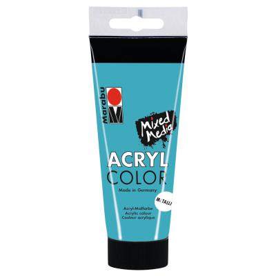 Marabu - Tube AcryColor Couleur Pétrole Métallique - 100ml