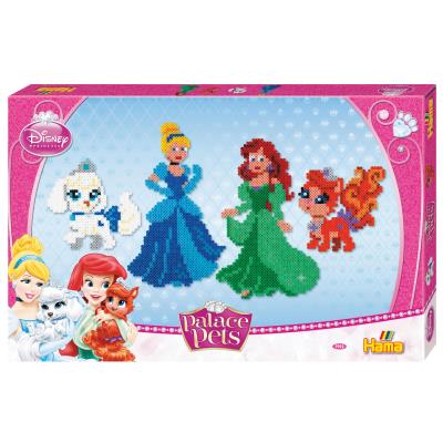 Boîte de 6000 perles et plaques hama midi : les princesses disney hama