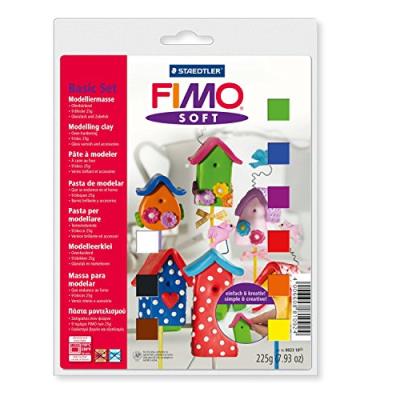 Coffret Fimo Soft 9 1/2 blocs + accessoires