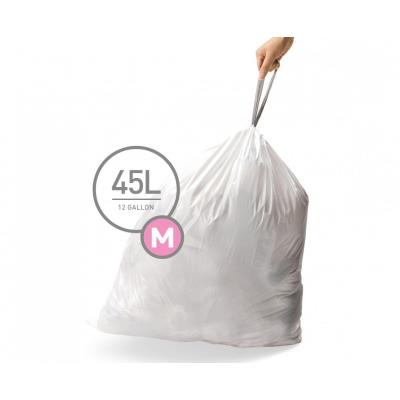 SIMPLEHUMAN SAC POUBELLE CODE M 40/45 LITRES LOT DE 20