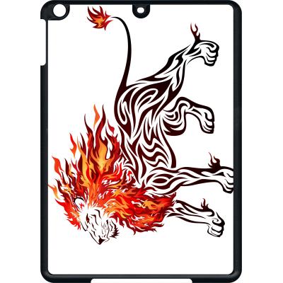 Coque pour apple ipad air lion en feu