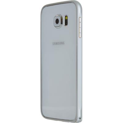 Bumper gris clair finition métal pour Samsung Galaxy S6 G920