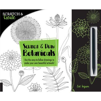 Scratch & Draw Botanicals