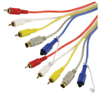 Systeme d`interconnexion universelle a v - plaqué or - 1,5 m