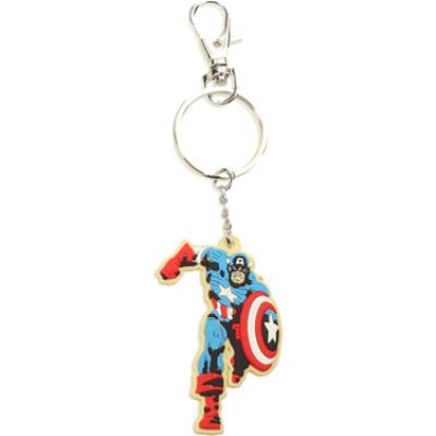 Marvel Comics porte-clés caoutchouc Captain America 7 cm