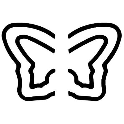 Wedo pop-up maxi 168424 perforateur à motif papillon