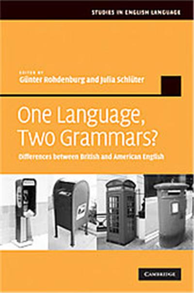 One Language, Two Grammars?, Studies in English Language
