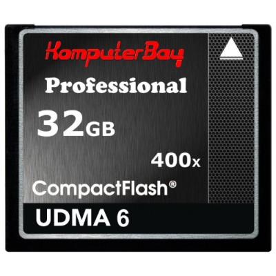 Komputerbay 32gb professional carte compact flash cf 400x write 30 mo / s en lecture de 60 mo / s extreme speed udma 6 raw 32 go
