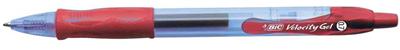 Bic - Stylo à encre gel Velocity Gel, couleur de l'encre: rouge, largeur de tracé: 0,4 mm -829159