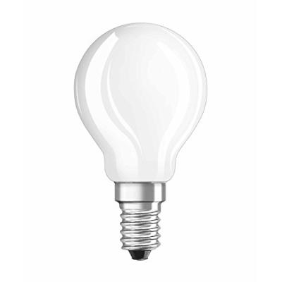 Osram classic p led retrofit 2 w, en forme de goutte culot e14 blanc chaud mat 4052899936430