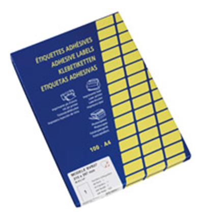 OTTO OFFICE Bo&icirc;te de 200 &eacute;tiquettes format 148,5x210mm jaune vif
