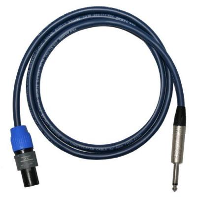 Designacable Câble Neutrik Van Damme speakon vers jack Bleu