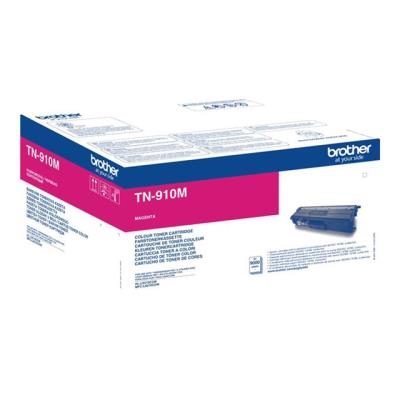 Brother TN910M - Ultra Jumbo - magenta - origineel - tonercartridge