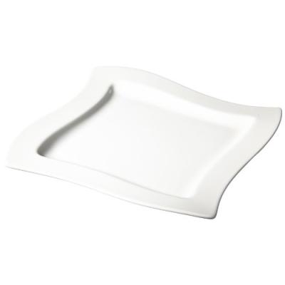 villeroy & boch 10-2525-2647 newwave lot de 4 assiettes pour petit-déjeuner 24 x 24 cm