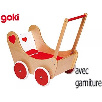 Goki - Landau de poupée: Coeur Rouge