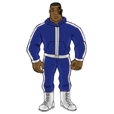 Bif Bang Pow! - Mike Tyson Mysteries figurine Retro Mike Tyson 20 cm