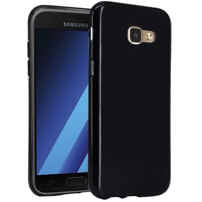Samsung Galaxy A5 2017 4G - Coque Protection arrière dure noire AntiShock - Accessoires pochette XEPTIO case