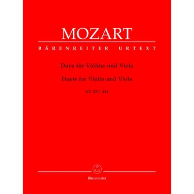 Partitions classique BARENREITER MOZART W.A. - DUOS KV 423, 424 - VIOLON, ALTO Violon