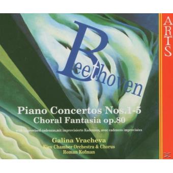 Beethoven: Piano Concertos Nos. 1-5; Choral Fantasia, Op. 80 - CD Album ...