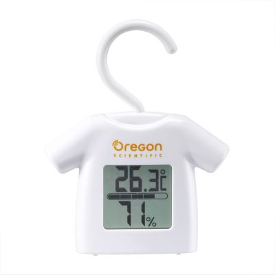 Oregon Scientific CHS0012 - Thermomètre hygromètre avec barre de confort à 5 niveaux, avec accroche (Blanc)