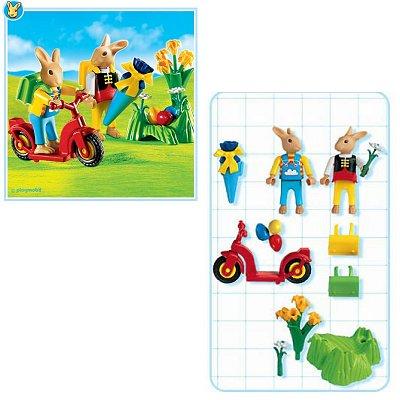 Playmobil 4458 - Lapins/Patinette
