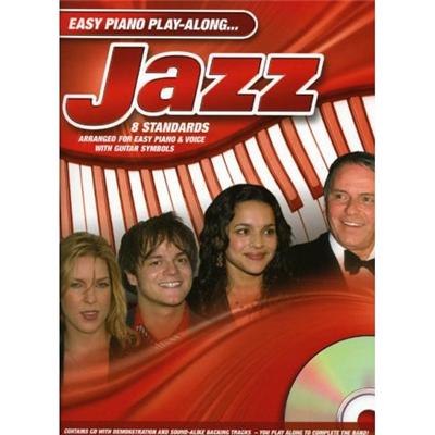 EASY PIANO PLAY-ALONG JAZZ 8 TITRES PVG+CD