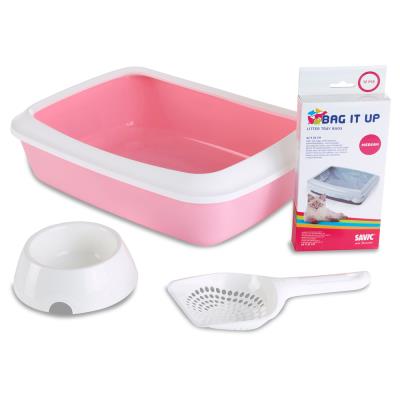 Savic - Kit de Démarrage pour Chaton - Rose