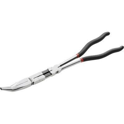 Pince à Becs Demi-Ronds Extra Longue Coudée 45° Facom 195.34L Longueur 340 Mm