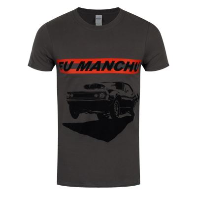 Fu Manchu T-Shirt Muscles Homme Gris Fonc?