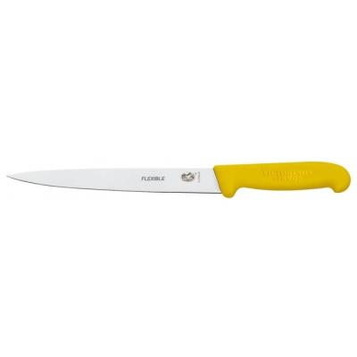 Couteau à dénerver/filet de sole 20cm, manche fibrox jaune Victorinox