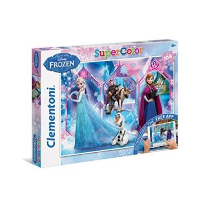 Puzzle 104 pièces - la reine des neiges