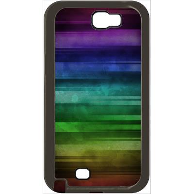 Coque samsung note 2 drapeau gay pride rainbow grunge