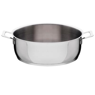 A DI ALESSI AJM102/28 POTS & PANS RONDIN EN ACIER INOXYDABLE 18/10 BRILLANT 28 CM