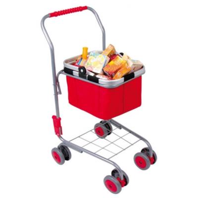 Chariot de courses / à provisions pour enfants - Modèle avec panier garni