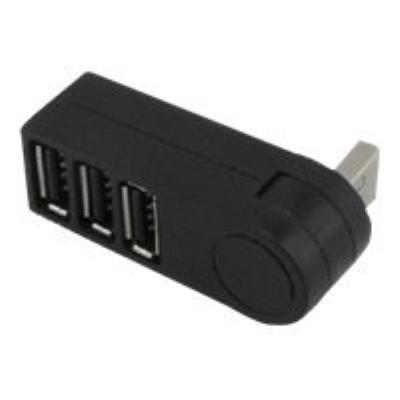 Usb 2.0 3 port rotative hub without powe