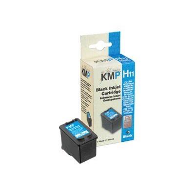 KMP H11 - zwart - inktcartridge (alternative for: HP C6656AE)