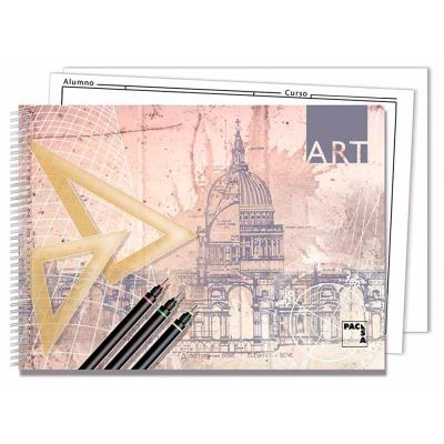 Bloc Dessin Feuille micro encadré 20 feuilles 150g