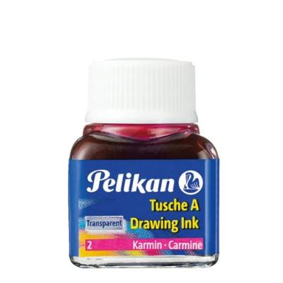 Pelikan 201517 Encre de chine A flacon 10 ml Carmin - vue 2