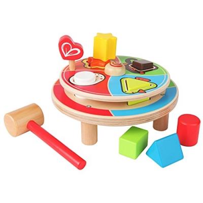 Hape - e8017 - banc à marteler - girouette
