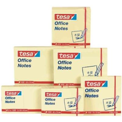Tesa - 1x office notes, 50 x 40 mm, jaune 57653-00001-05