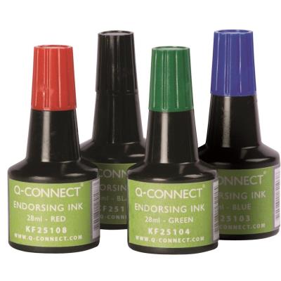 Q connect endorsing ink 28ml red qcn kf25108