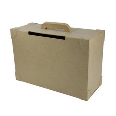 Objet en papier mâché urne valise 14,5 x 36 x 23,5 cm