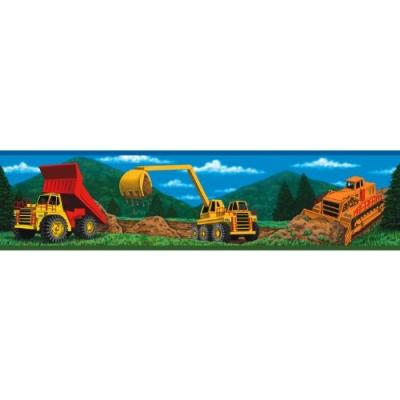ROOMMATES STICKER MURAL RÉUTILISABLE MOTIF CHANTIER