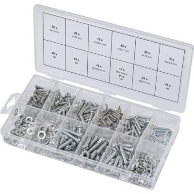 Ks Tools 970.0500 Assortiment De 347 Vis De Rondelles/Écrous Pour Métal/Bois